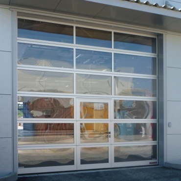 Ворота секционные Hormann с калиткой 2625x2500