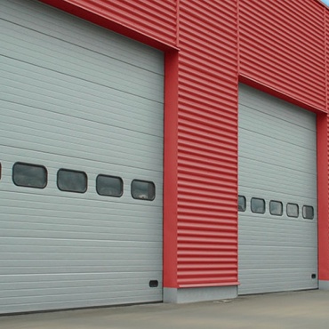 Alutech секционные ворота промышленные 3125x3625